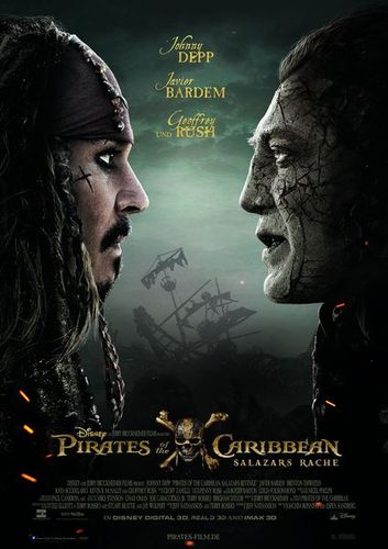 Die Piraten entern die Kinos! PIRATES OF THE CARIBBEAN: SALAZARS RACHE auf Platz 1 der deutschen Charts