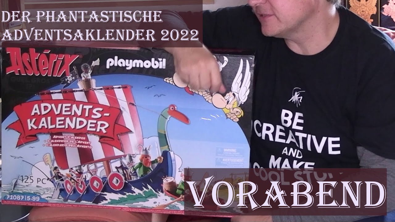 Der phantastische Adventskalender 2022: Asterix Playmobil Adventskalender – Vorabend