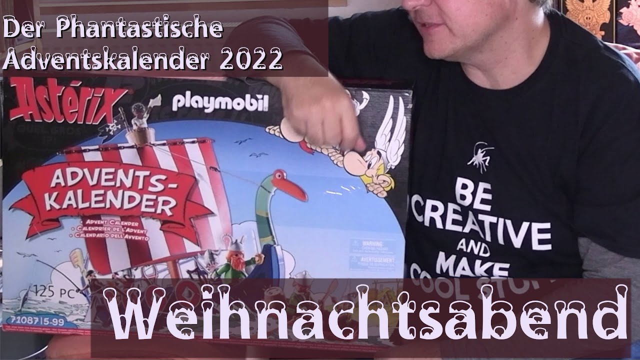 Der phantastische Adventskalender 2022 – Asterix Playmobil Adventskalender – Weihnachtsabend